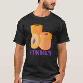 Ethereum Blockchain ETH Cryptocurrency Decentraliz T-shirt (Voorkant)