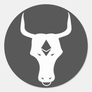 Ethereum Bull Ronde Sticker