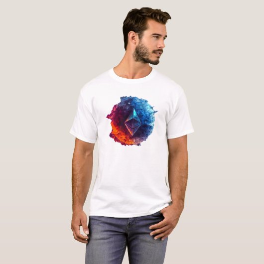 Ethereum Crypto 1 T-shirt (Voorkant volledig)
