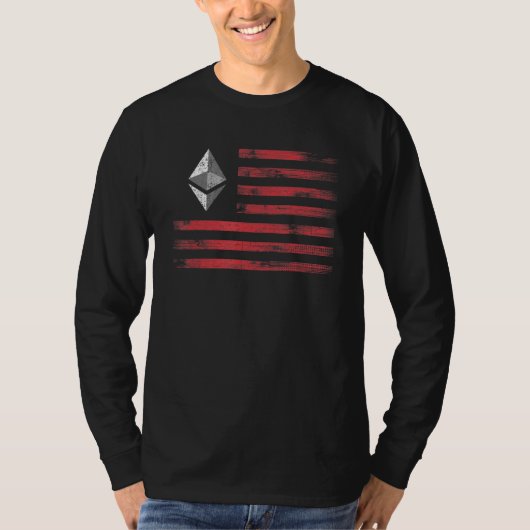 Ethereum Crypto Eth Cryptocurrency-Mannen en WO T-shirt (Voorkant)