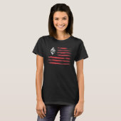 Ethereum Crypto Eth Cryptocurrency Vlag Mannen En T-shirt (Voorkant volledig)
