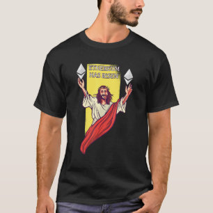 Ethereum Crypto is gestegen Cryptocurrency Jezus T-shirt
