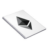 ethereum-cryptovaluta notitieboek (Rechterzijde)