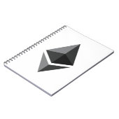 ethereum-cryptovaluta notitieboek (Linkerzijde)