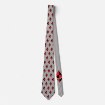 Ethereum ETH Black & Red Logo | Necktie