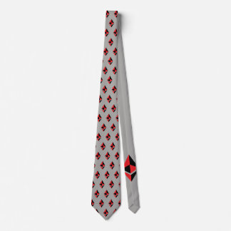 Ethereum ETH Black & Red Logo | Necktie Stropdas