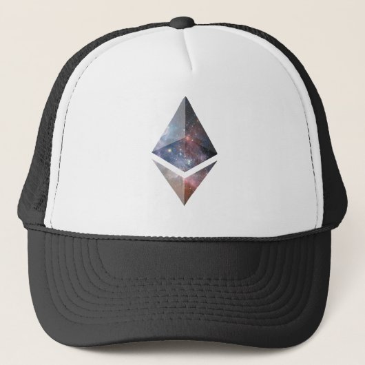 Ethereum ETH cryptocurrency Trucker Pet (Voorkant)