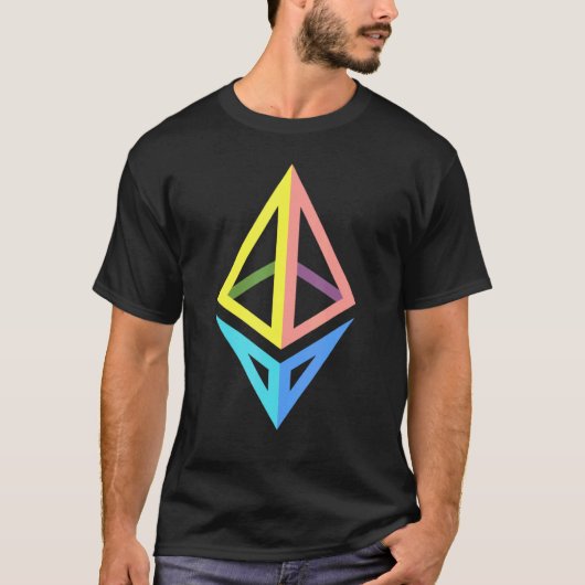 Ethereum Eth Diamond T-shirt (Voorkant)