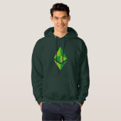 Ethereum ETH Green Logo | Hoodie (Voorkant volledig)