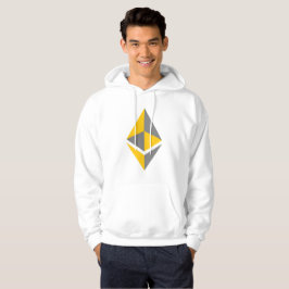 Ethereum ETH grijs & gouden logo | Hoodie