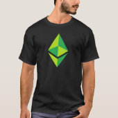 Ethereum ETH groen logo | T-shirt (Voorkant)