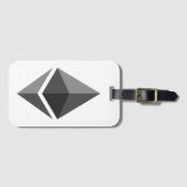 Ethereum ETH Logo | Bagage Label (Voorkant (horizontaal))
