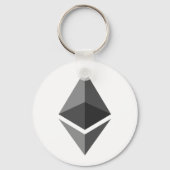 Ethereum ETH Logo | Basis-Sleutelhanger Sleutelhanger (Voorkant)