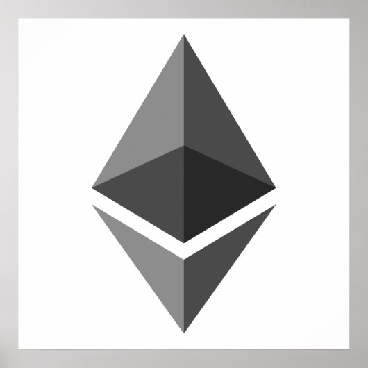 Ethereum ETH Logo | POSTER (Voorkant)