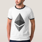 Ethereum ETH Logo | Ringer T-shirt (Voorkant)