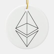 Ethereum Eth Logo Symbol Crypto Kerstannament