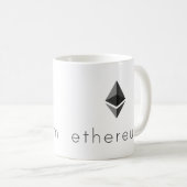 Ethereum Eth Logo Symbol Cryptocurrency Coffee Mok (Voorkant rechts)