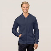 Ethereum Frontier Grunge white on dark Hoodie (Voorkant volledig)