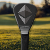 Ethereum Investment Crypto met Name Grey Stripes Golfheadcover