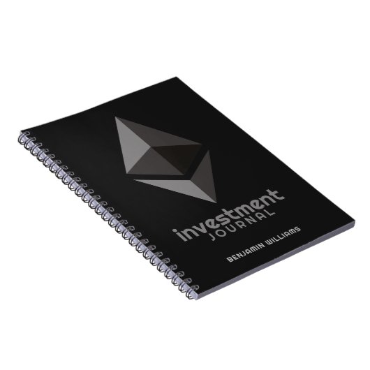 Ethereum Investment Crypto Tracker Seed Phrase Notitieboek (Rechterzijde)
