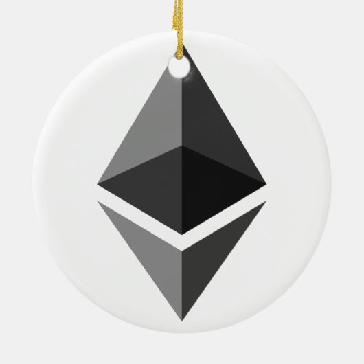 Ethereum Keramisch Ornament (Achterkant)