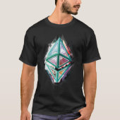 Ethereum Logo Abstract 01 Essential T-Shirt (Voorkant)