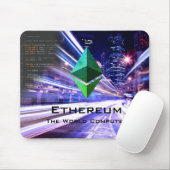 Ethereum Mousepad Muismat (Met muis)
