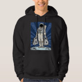 Ethereum naar de maan ETH Space Man Merch Hoodie (Voorkant)