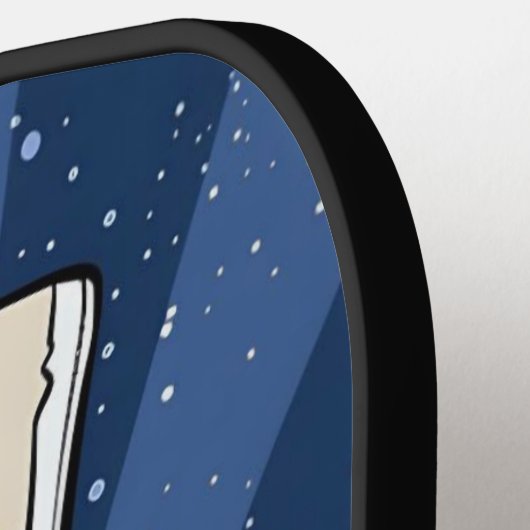 Ethereum naar de maan ETH Space Man Merch Pickleball Paddle (Links Detail)