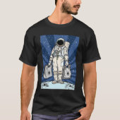 Ethereum naar de maan ETH Space Man Merch T-shirt (Voorkant)