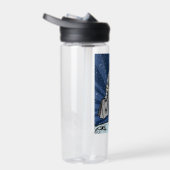 Ethereum naar de maan ETH Space Man Merch Waterfles (Rechts)