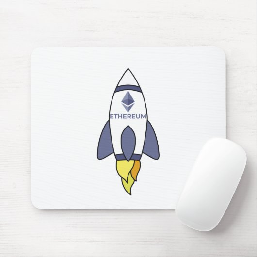 Ethereum naar de motorraket muismat (Met muis)