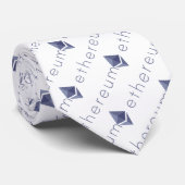 Ethereum Paars Afbeelding - Stropdas (Opgerold)