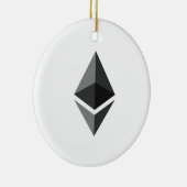 Ethereum Round Hanging Ornament (Rechts)