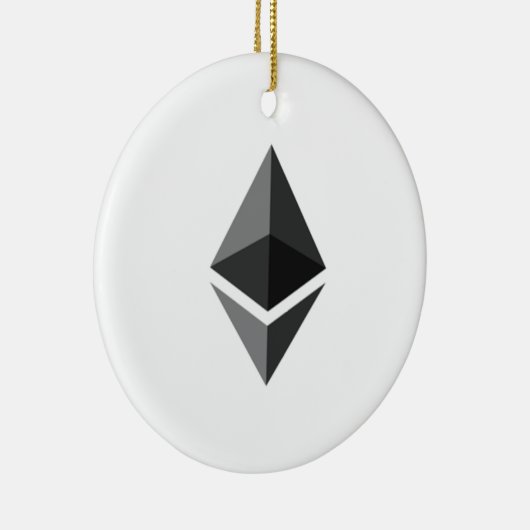 Ethereum Round Hanging Ornament (Rechts)