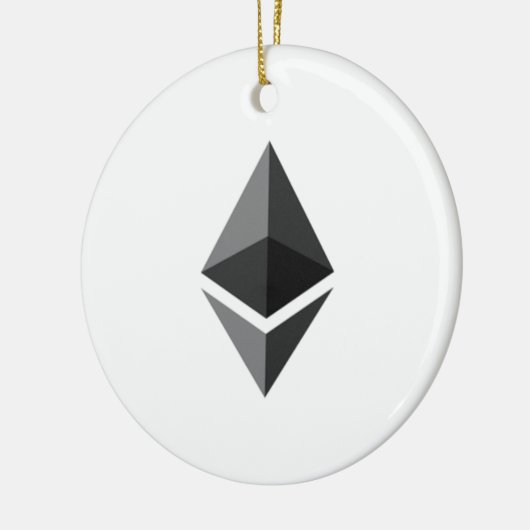 Ethereum Round Hanging Ornament (Links)