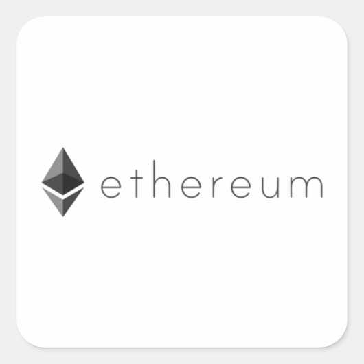 Ethereum stickers (Voorkant)
