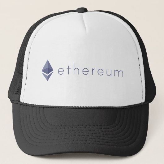 Ethereum volledige afbeelding - Trucker Hoed Pet (Voorkant)