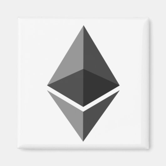 Ethereum voor eeuwigheid magneet (Voorkant)