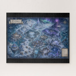 Etheria (Fantasy Wereldkaart) Legpuzzel