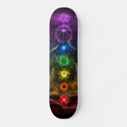 ETHERIC AURA CHAKRA PERSOONLIJK SKATEBOARD (Voorkant)
