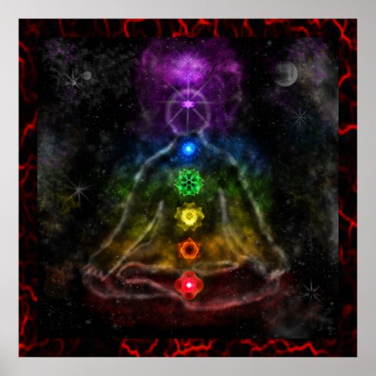 ETHERIC AURA CHAKRA POSTER (Voorkant)