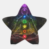 ETHERIC AURA CHAKRA STER STICKER (Voorkant)