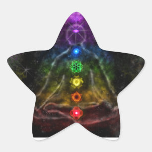 ETHERIC AURA CHAKRA STER STICKER