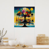 Etherisch Arboretum - Printable Wall Art Design Poster (Keuken)