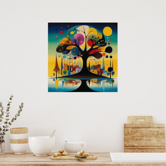 Etherisch Arboretum - Printable Wall Art Design Poster (Keuken)