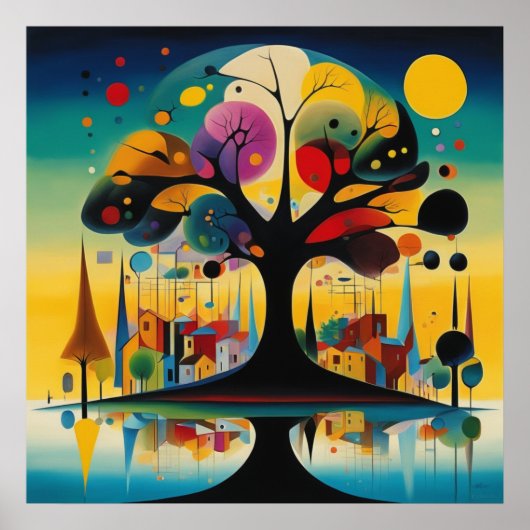 Etherisch Arboretum - Printable Wall Art Design Poster (Voorkant)