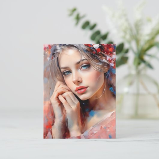 Etherisch Beauty Briefkaart (Staand voorkant)