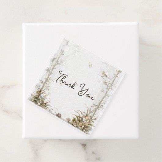 etherisch betoverd bos bedankjes labels (In situ)