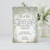 etherisch betoverd bos bedankkaart (Staand voorkant)